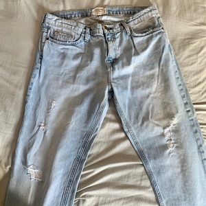 Current Elliott Cropped straight jean